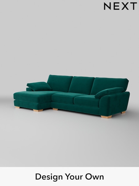 Plush Velvet Easy Clean/Juniper Green Stamford Grand Relaxed Sit (W44850) | £2,550