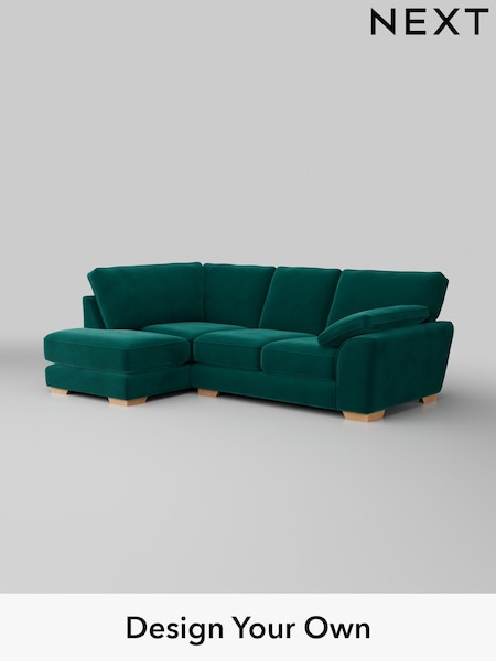 Plush Velvet Easy Clean/Juniper Green Stamford Grand Relaxed Sit (W44850) | £2,375