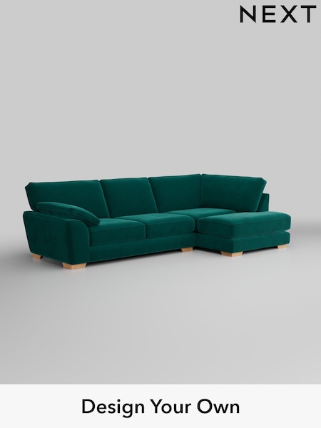 Plush Velvet Easy Clean/Juniper Green Stamford Grand Relaxed Sit (W44850) | £2,525