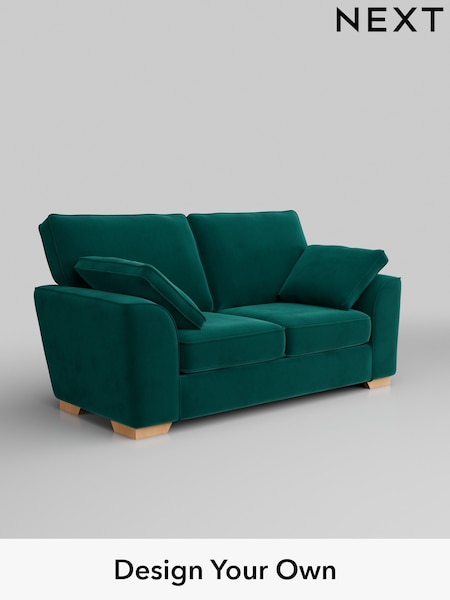 Plush Velvet Easy Clean/Juniper Green Stamford (W44851) | £1,150