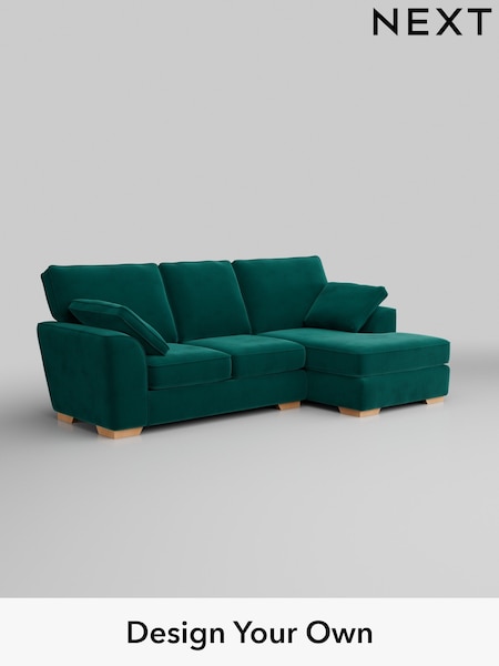 Plush Velvet Easy Clean/Juniper Green Stamford (W44851) | £1,799