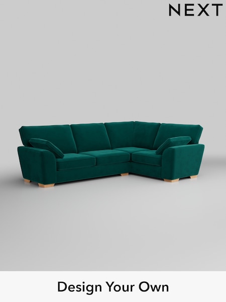 Plush Velvet Easy Clean/Juniper Green Stamford (W44851) | £2,075