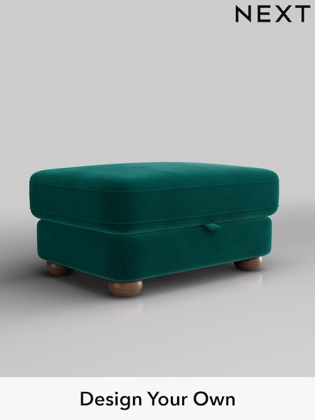 Plush Velvet Easy Clean/Juniper Green Jasmine (W44854) | £499