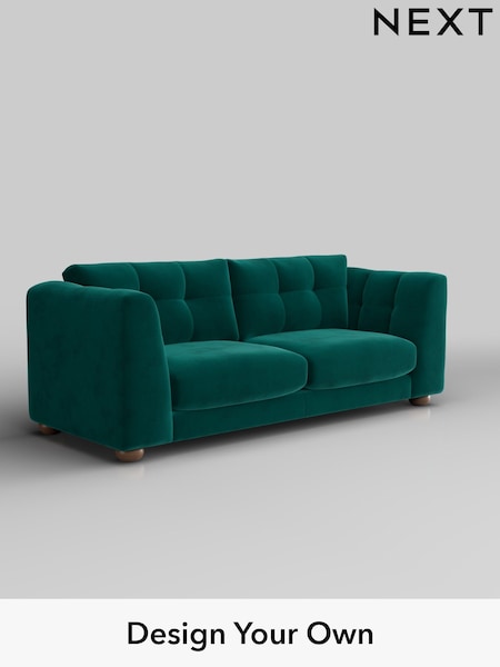 Plush Velvet Easy Clean/Juniper Green Jasmine (W44854) | £1,475