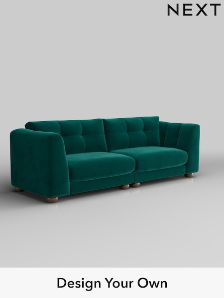 Plush Velvet Easy Clean/Juniper Green Jasmine (W44854) | £1,575