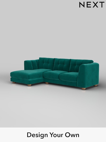 Plush Velvet Easy Clean/Juniper Green Jasmine (W44854) | £2,075