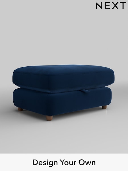 Plush Velvet Easy Clean/Navy Blue Aiden (W44856) | £499