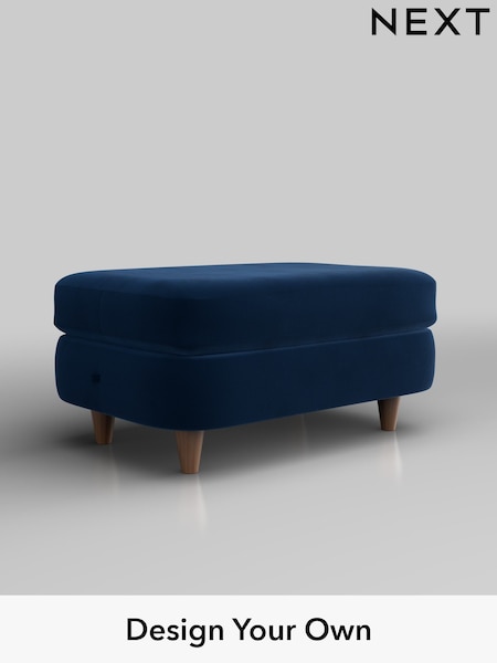 Plush Velvet Easy Clean/Navy Blue Camden (W44857) | £350
