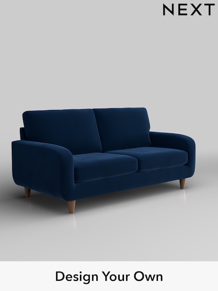 Plush Velvet Easy Clean/Navy Blue Camden (W44857) | £999