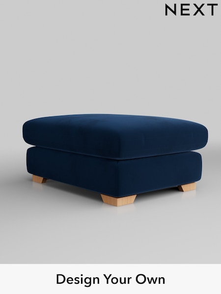 Plush Velvet Easy Clean/Navy Blue N Premium The Snuggle Grand (W44860) | £599