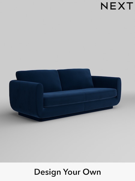Plush Velvet Easy Clean/Navy Blue N Premium Pia (W44865) | £1,525
