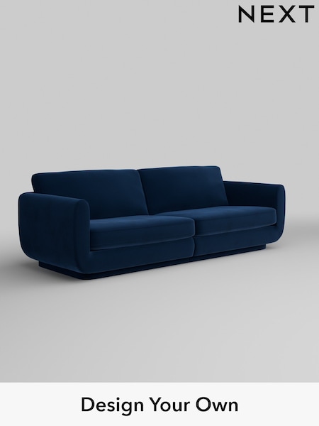 Plush Velvet Easy Clean/Navy Blue N Premium Pia (W44865) | £1,625