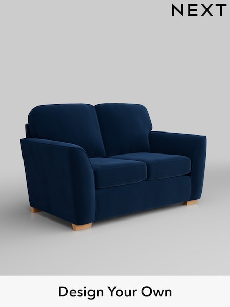 Plush Velvet Easy Clean/Navy Blue Malvern (W44868) | £875