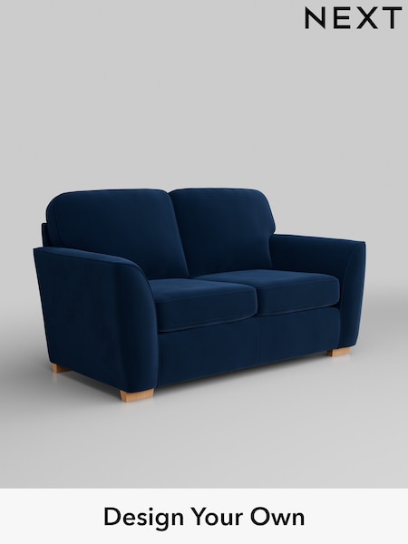 Plush Velvet Easy Clean/Navy Blue Malvern (W44868) | £975