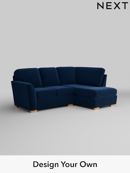 Plush Velvet Easy Clean/Navy Blue Malvern (W44868) | £1,350
