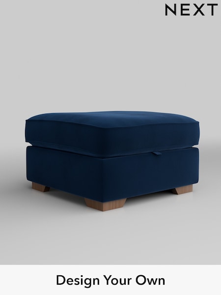 Plush Velvet Easy Clean/Navy Blue Stamford (W44873) | £499