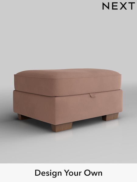 Plush Velvet Easy Clean/Mid Natural Hayden Buttoned Back (W44878) | £499