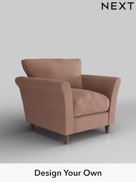 Plush Velvet Easy Clean/Mid Natural Hartley Relaxed Sit (W44879) | £825