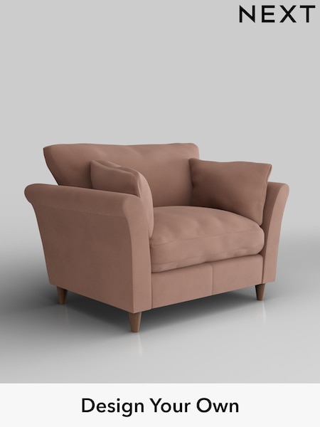 Plush Velvet Easy Clean/Mid Natural Hartley Relaxed Sit (W44879) | £925