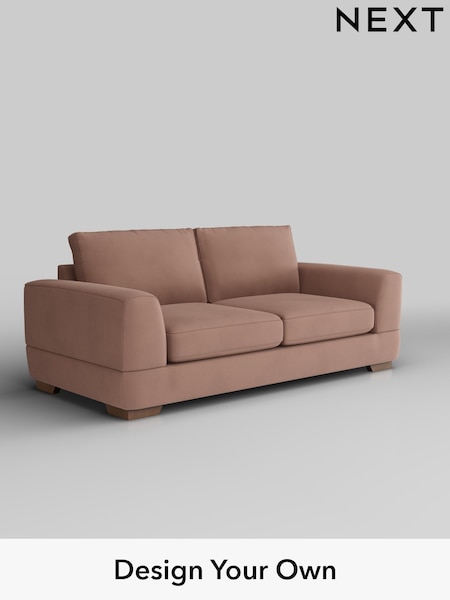 Plush Velvet Easy Clean/Mid Natural Clayton (W44893) | £1,225