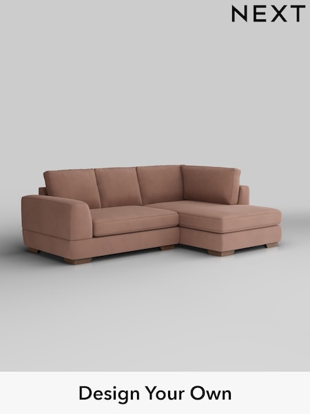 Plush Velvet Easy Clean/Mid Natural Clayton (W44893) | £1,725