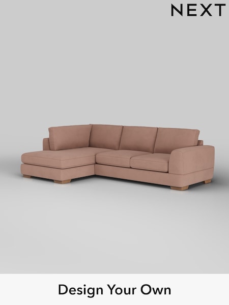 Plush Velvet Easy Clean/Mid Natural Clayton (W44893) | £1,825