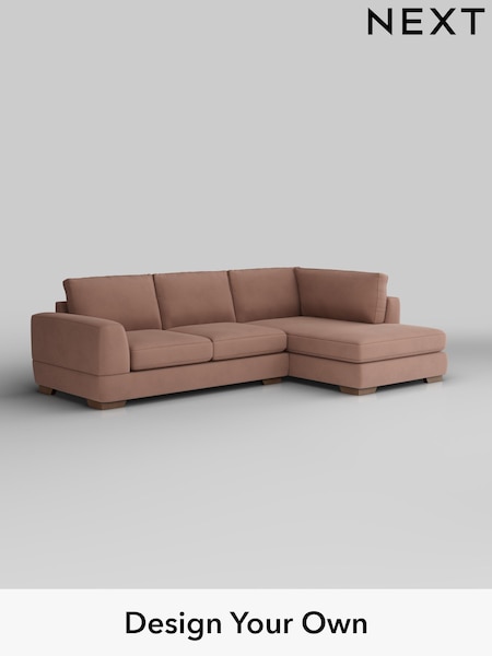Plush Velvet Easy Clean/Mid Natural Clayton (W44893) | £1,825
