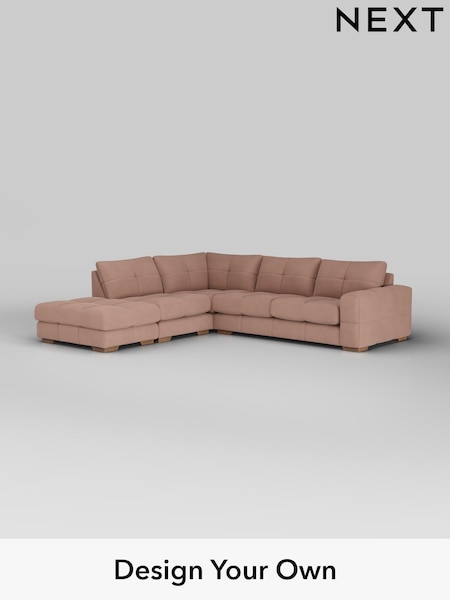 Plush Velvet Easy Clean/Mid Natural Brooke Deep Sit (W44897) | £2,825