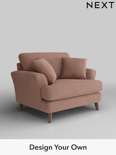 Plush Velvet Easy Clean/Mid Natural Conway Relaxed Sit (W44898) | £975