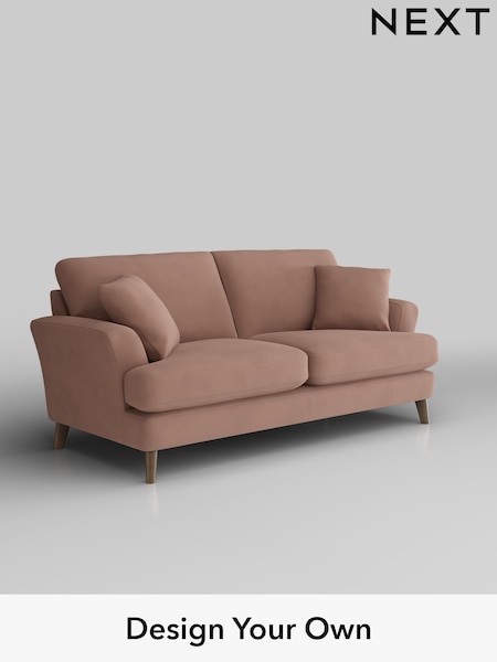 Plush Velvet Easy Clean/Mid Natural Conway Relaxed Sit (W44898) | £1,350