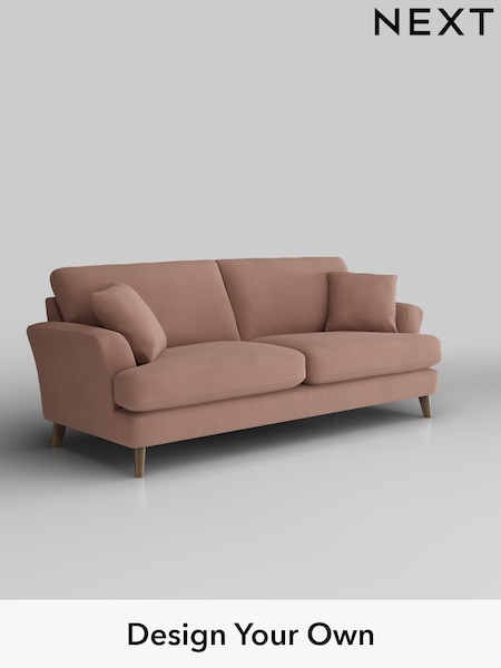 Plush Velvet Easy Clean/Mid Natural Conway Relaxed Sit (W44898) | £1,450