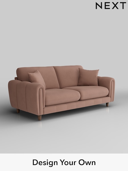 Plush Velvet Easy Clean/Mid Natural Odella (W44906) | £1,375