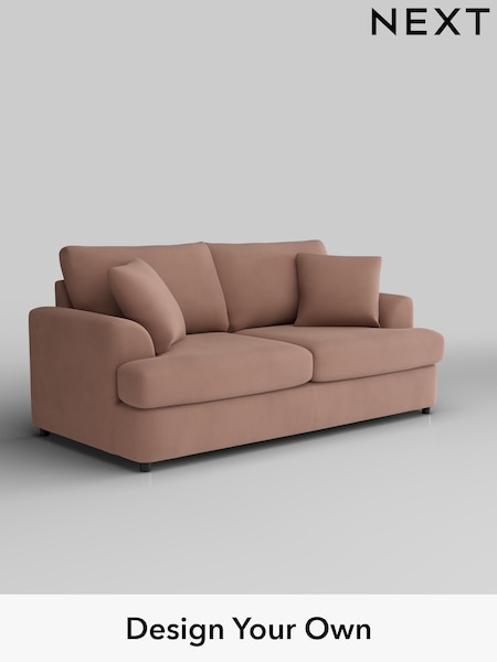 Plush Velvet Easy Clean/Mid Natural Parker Platform (W44909) | £1,275
