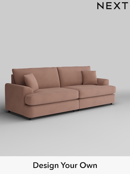 Plush Velvet Easy Clean/Mid Natural Parker Platform (W44909) | £1,475