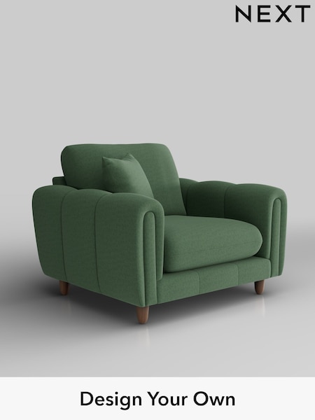 Relaxed Linen Look/Dark Green Odella (W44918) | £975