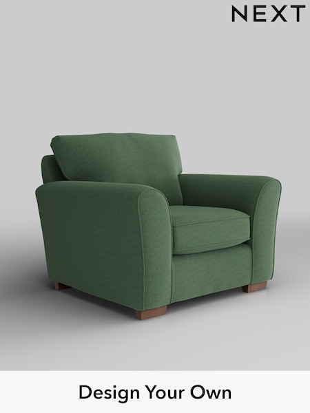 Relaxed Linen Look/Dark Green Michigan Ii (W44920) | £625
