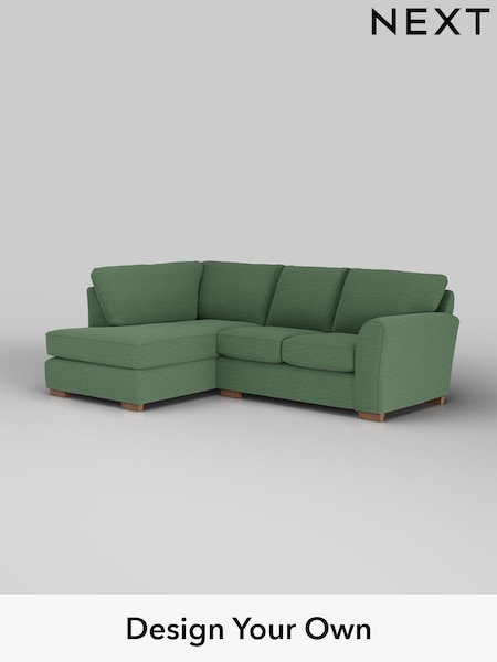 Relaxed Linen Look/Dark Green Michigan Ii (W44920) | £1,450