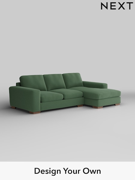 Relaxed Linen Look/Dark Green Houghton Deep Sit (W44921) | £2,050