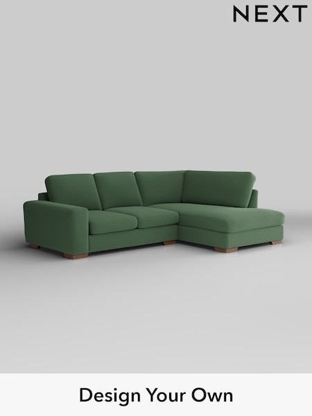 Relaxed Linen Look/Dark Green Houghton Deep Sit (W44921) | £2,099