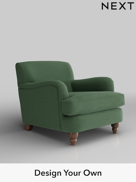 Relaxed Linen Look/Dark Green Lilly Ii (W44922) | £650