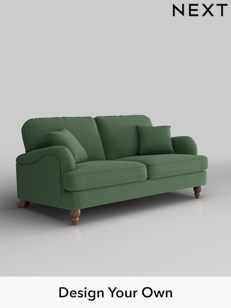 Relaxed Linen Look/Dark Green Lilly Ii (W44922) | £950
