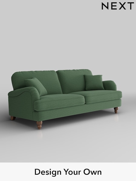 Relaxed Linen Look/Dark Green Lilly Ii (W44922) | £1,050