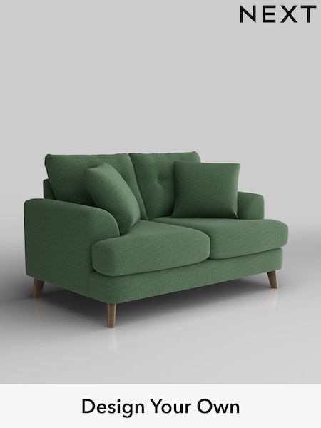 Relaxed Linen Look/Dark Green Parker Buttoned Back (W44924) | £1,225