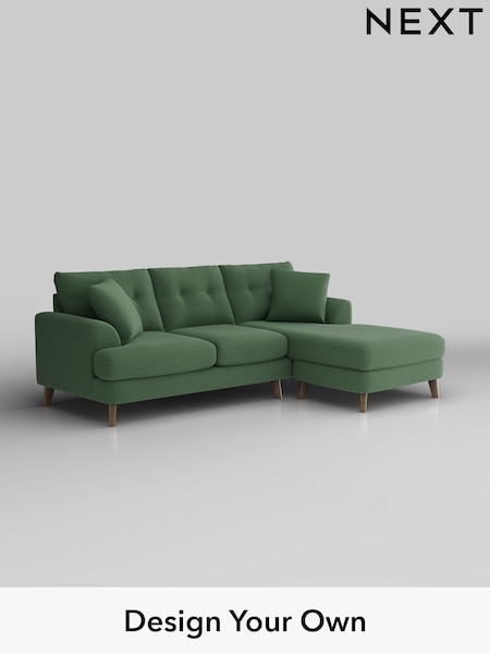 Relaxed Linen Look/Dark Green Parker Buttoned Back (W44924) | £1,850