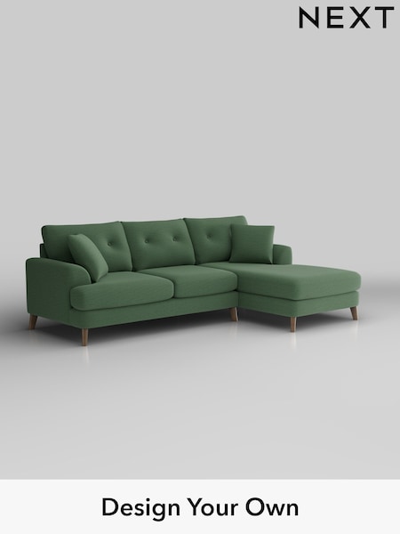 Relaxed Linen Look/Dark Green Parker Buttoned Back (W44924) | £2,199