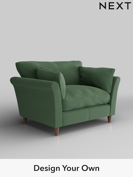 Relaxed Linen Look/Dark Green Hartley Relaxed Sit (W44925) | £1,025