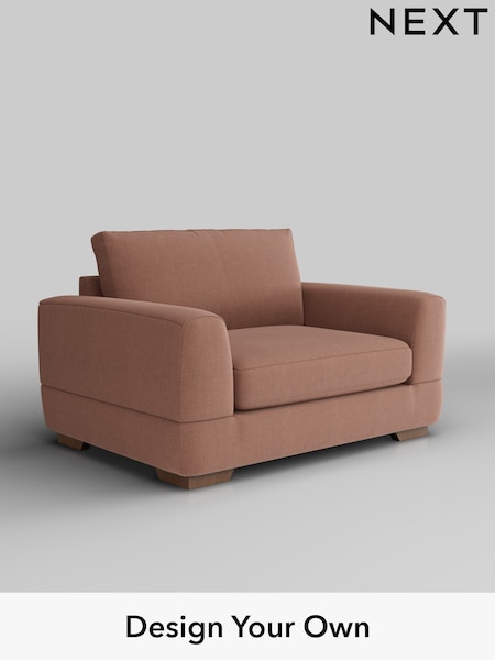 Relaxed Linen Look/Light Rust Brown Clayton (W44934) | £950