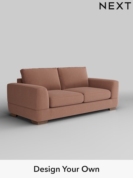 Relaxed Linen Look/Light Rust Brown Clayton (W44934) | £1,225