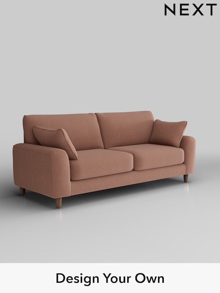 Relaxed Linen Look/Light Rust Brown Campbell (W44935) | £1,275