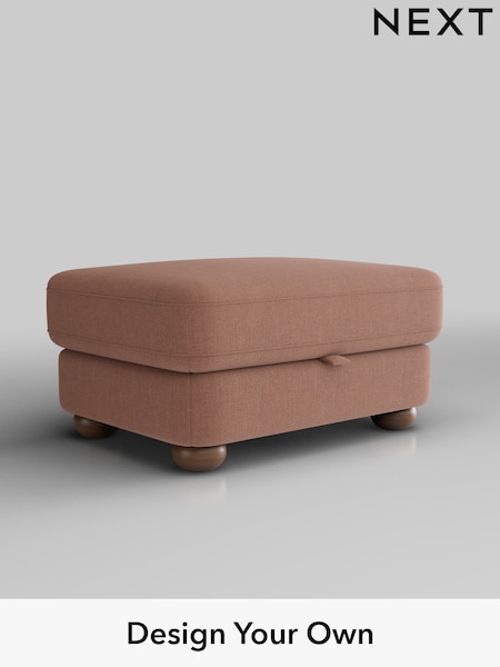 Relaxed Linen Look/Light Rust Brown Arches (W44936) | £499